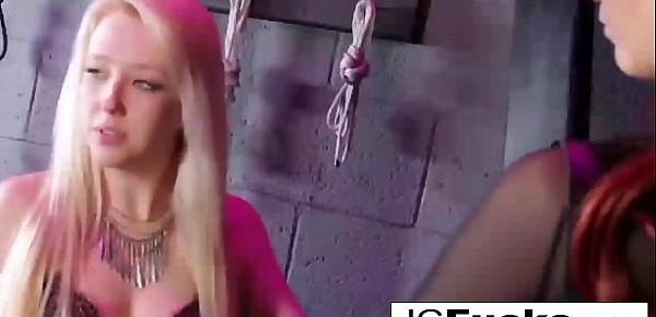  Jayden is bound and fucked by Samantha Rone and her strap-on